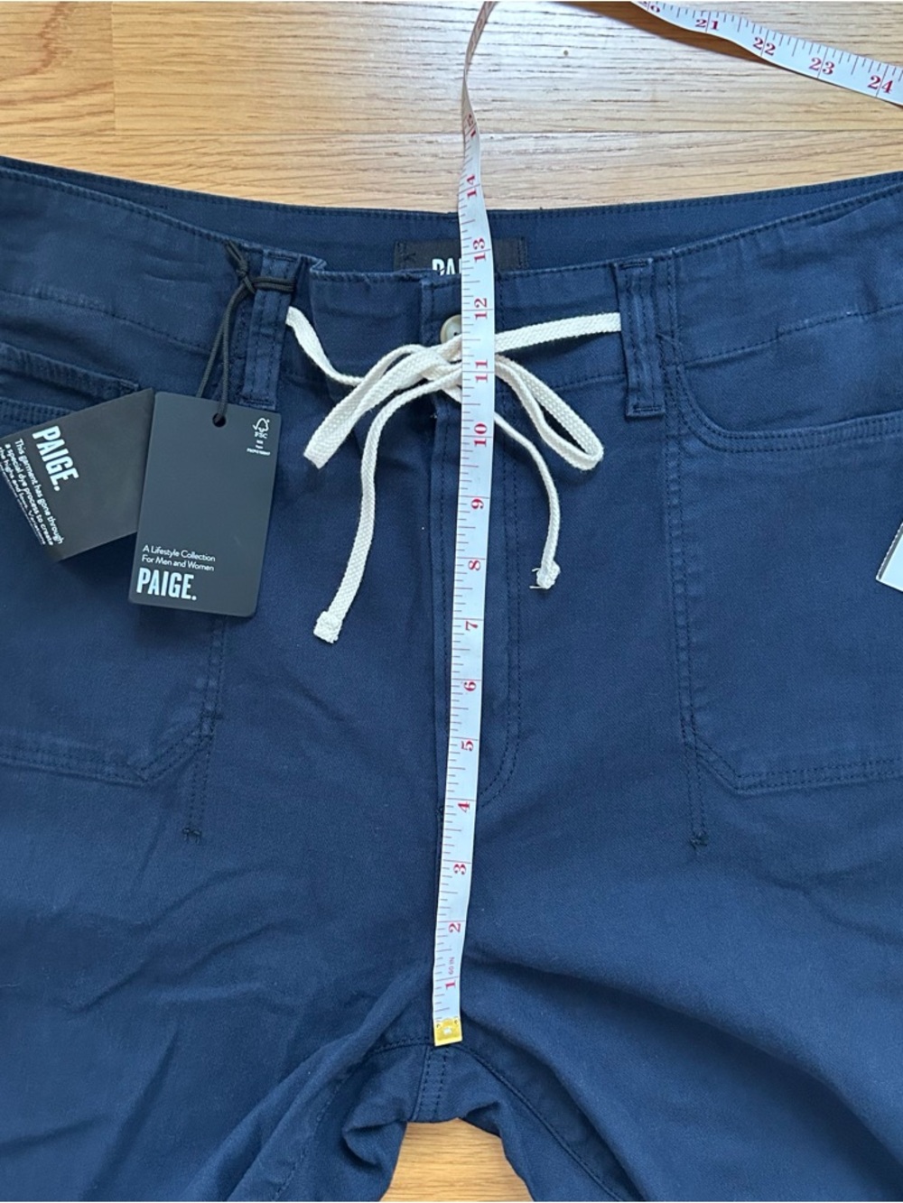 Paige Ari Wide Leg Drawstring Relaxed Pants - Picture 9 of 15